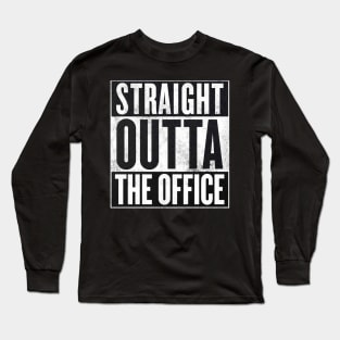 Straight Outta The Office - Dunder Mifflin Long Sleeve T-Shirt